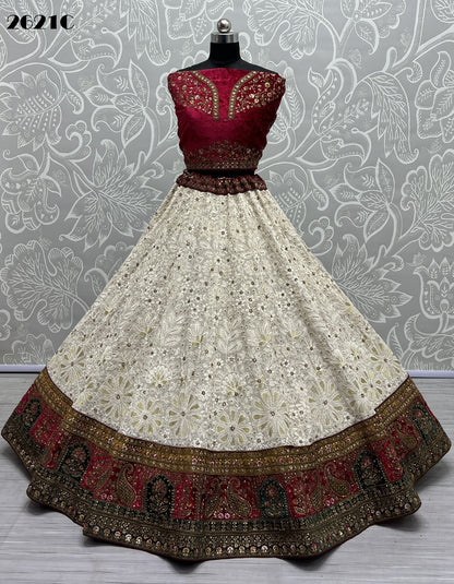 2621 Anjani Art Georgette Lehenga Choli