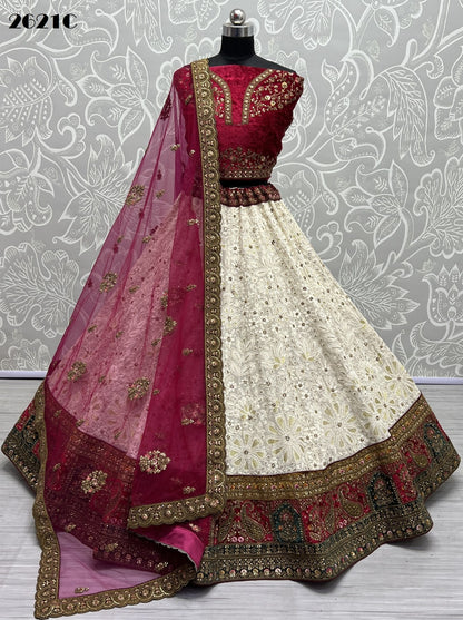 2621 Anjani Art Georgette Lehenga Choli