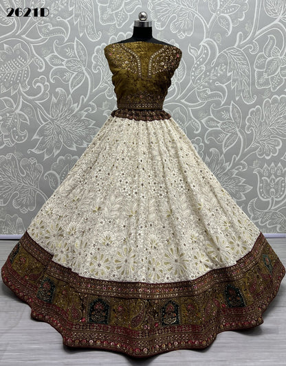 2621 Anjani Art Georgette Lehenga Choli