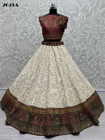 2621 Anjani Art Georgette Lehenga Choli