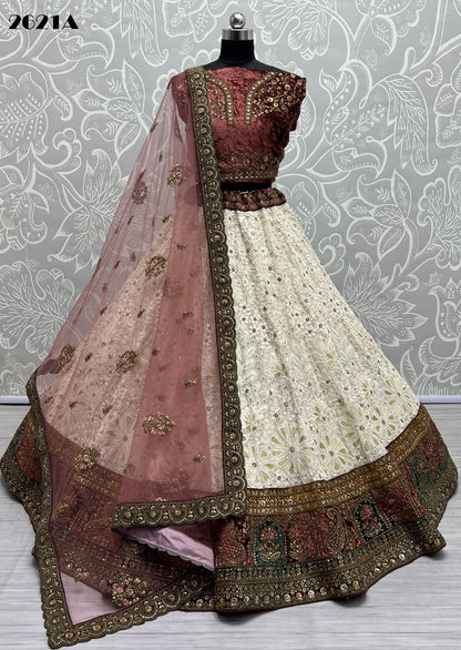 2621 Anjani Art Georgette Lehenga Choli