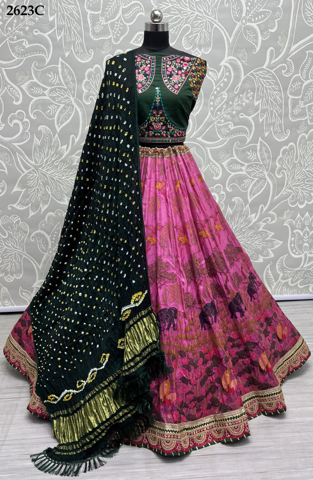 2623 Anjani Art Silk Lehenga Choli