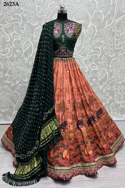 2623 Anjani Art Silk Lehenga Choli