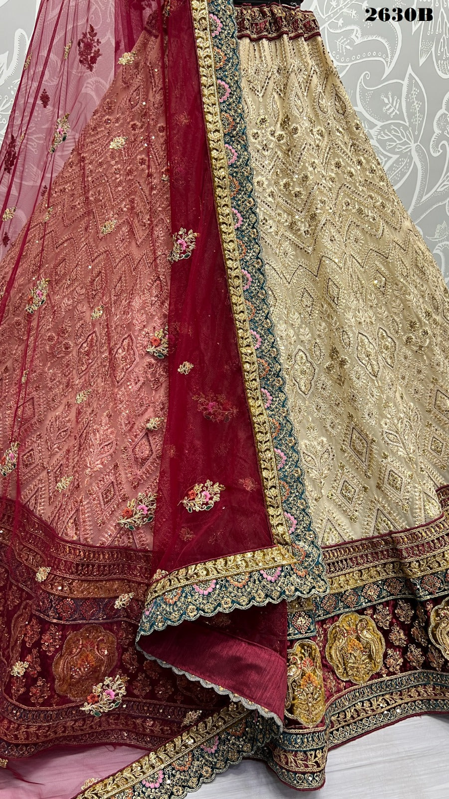2630 Anjani Art Net Bridal Lehenga Choli