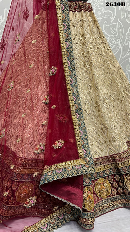 2630 Anjani Art Net Bridal Lehenga Choli