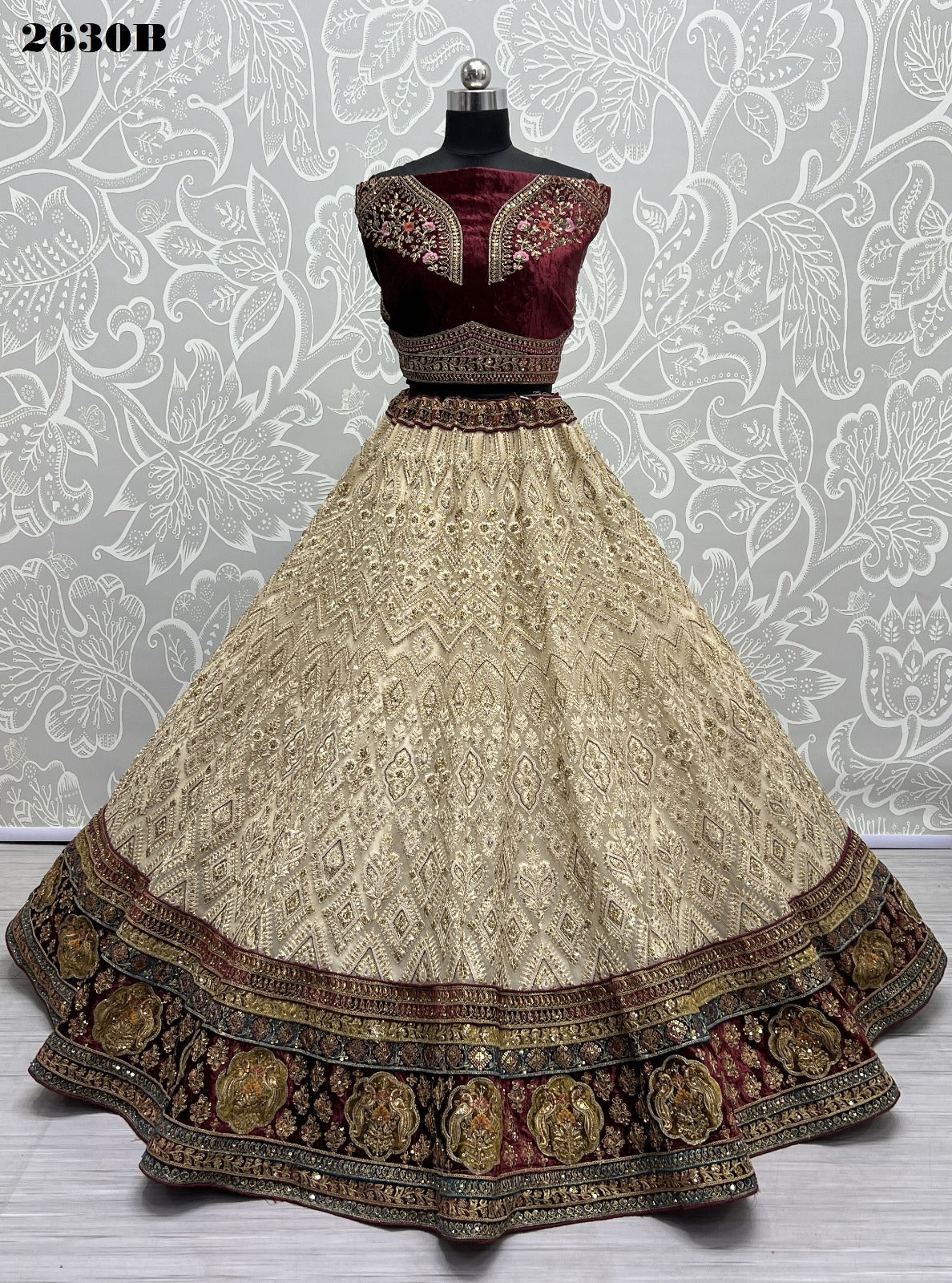 2630 Anjani Art Net Bridal Lehenga Choli