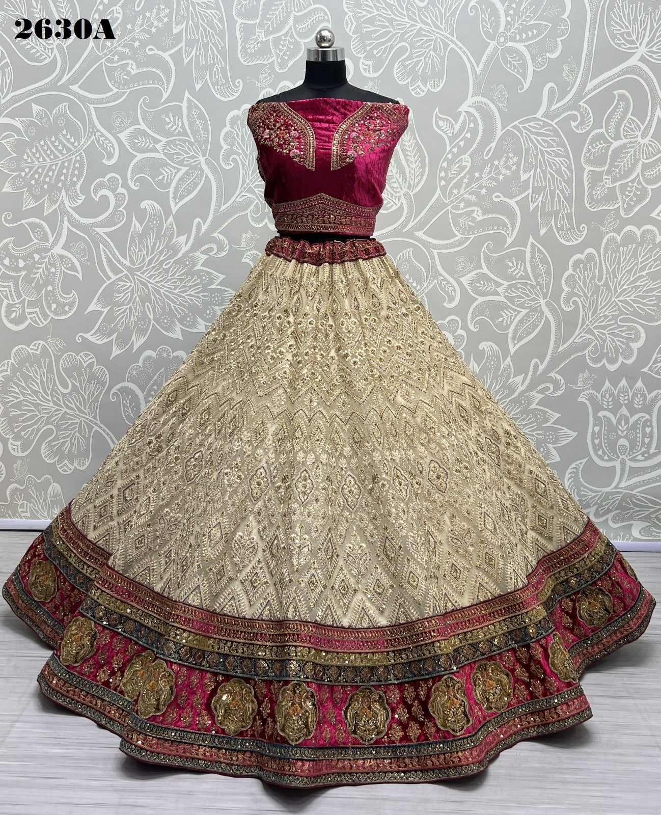 2630 Anjani Art Net Bridal Lehenga Choli