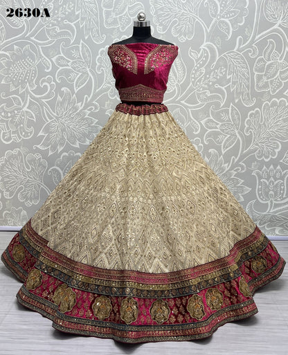 2630 Anjani Art Net Bridal Lehenga Choli