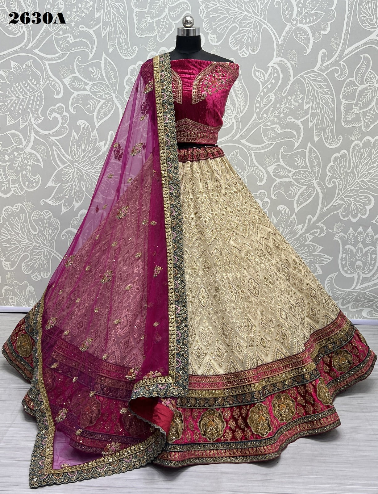 2630 Anjani Art Net Bridal Lehenga Choli