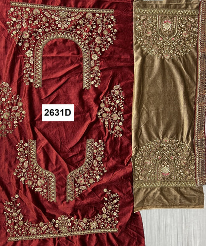 2631 Anjani Art Velvet Bridal Lehenga Choli
