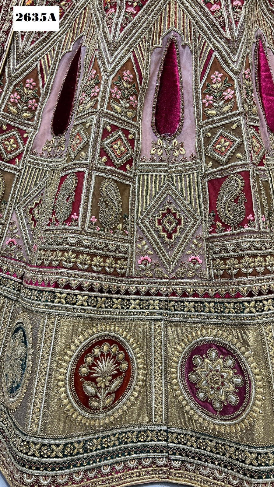 2635 Anjani Art Heavy Net Bridal Lehenga Choli