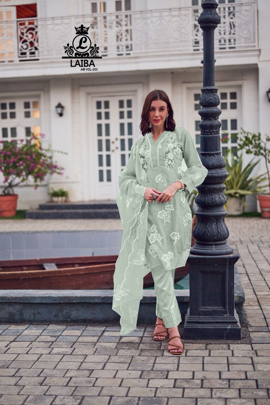 263 Laiba Organza Pakistani Readymade Suits