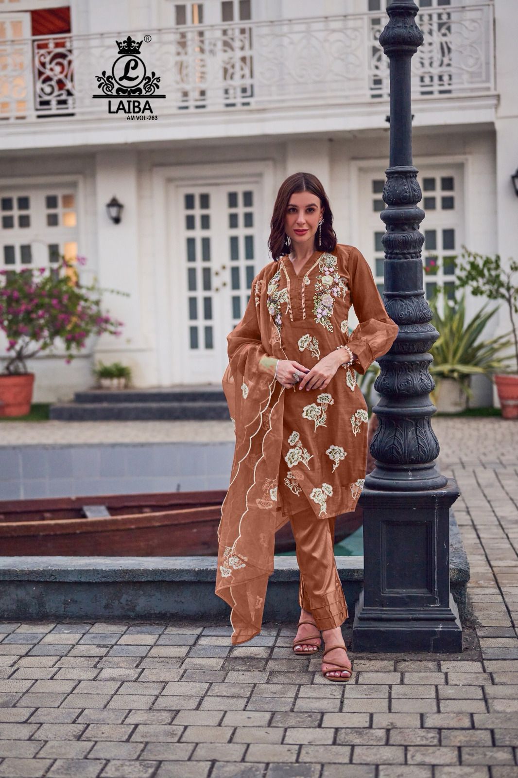 263 Laiba Organza Pakistani Readymade Suits