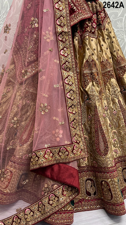 2642 Anjani Art Silk Bridal Lehenga Choli