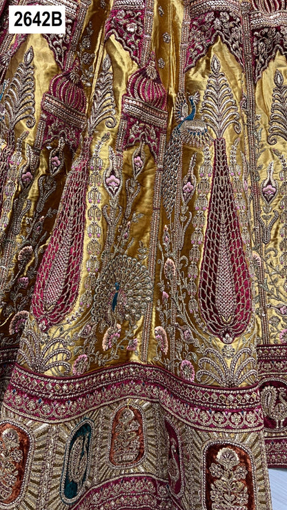 2642 Anjani Art Silk Bridal Lehenga Choli