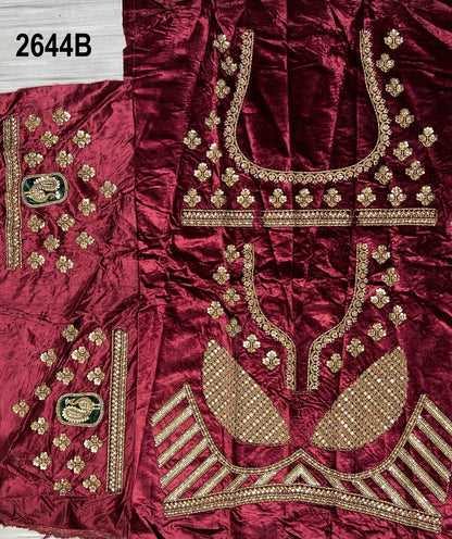 2644 Anjani Art Velvet Bridal Lehenga Choli