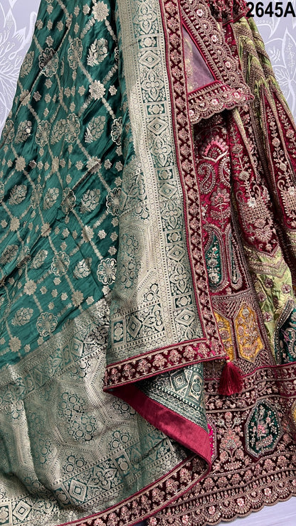 2645 Anjani Art Velvet Lehenga Choli