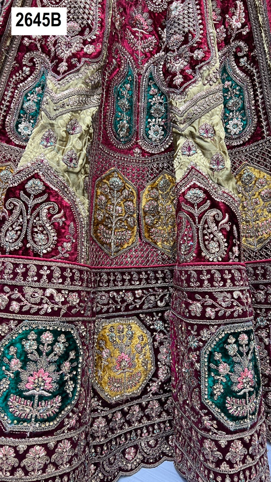 2645 Anjani Art Velvet Lehenga Choli