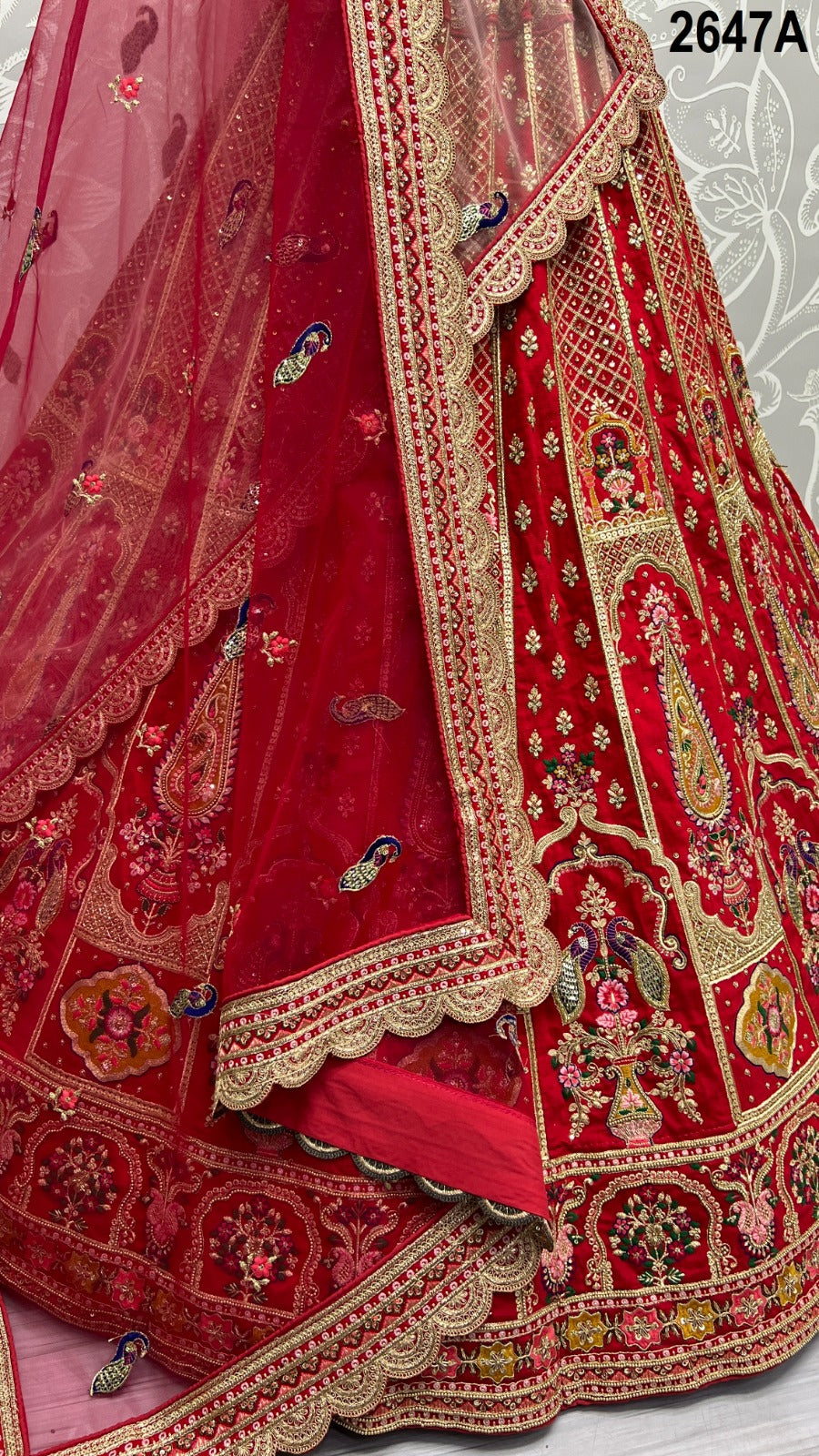 2647 Anjani Art Heavy Silk Bridal Lehenga Choli