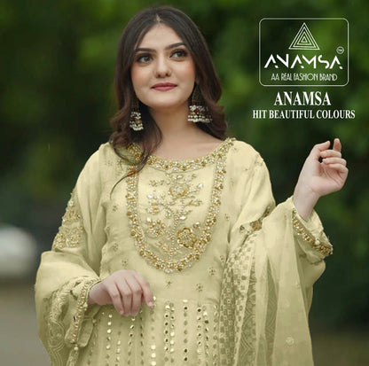 264 Anamsa Fox Georgette Pakistani Salwar Suits