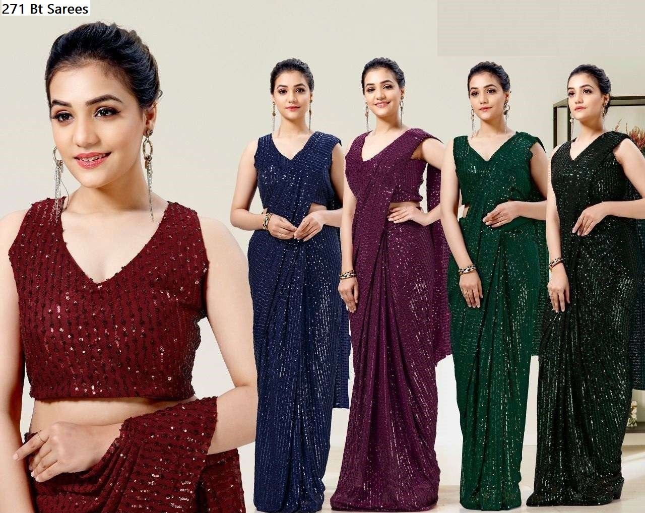 271 Bt Georgette Sarees