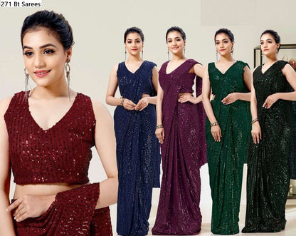 271 Bt Georgette Sarees