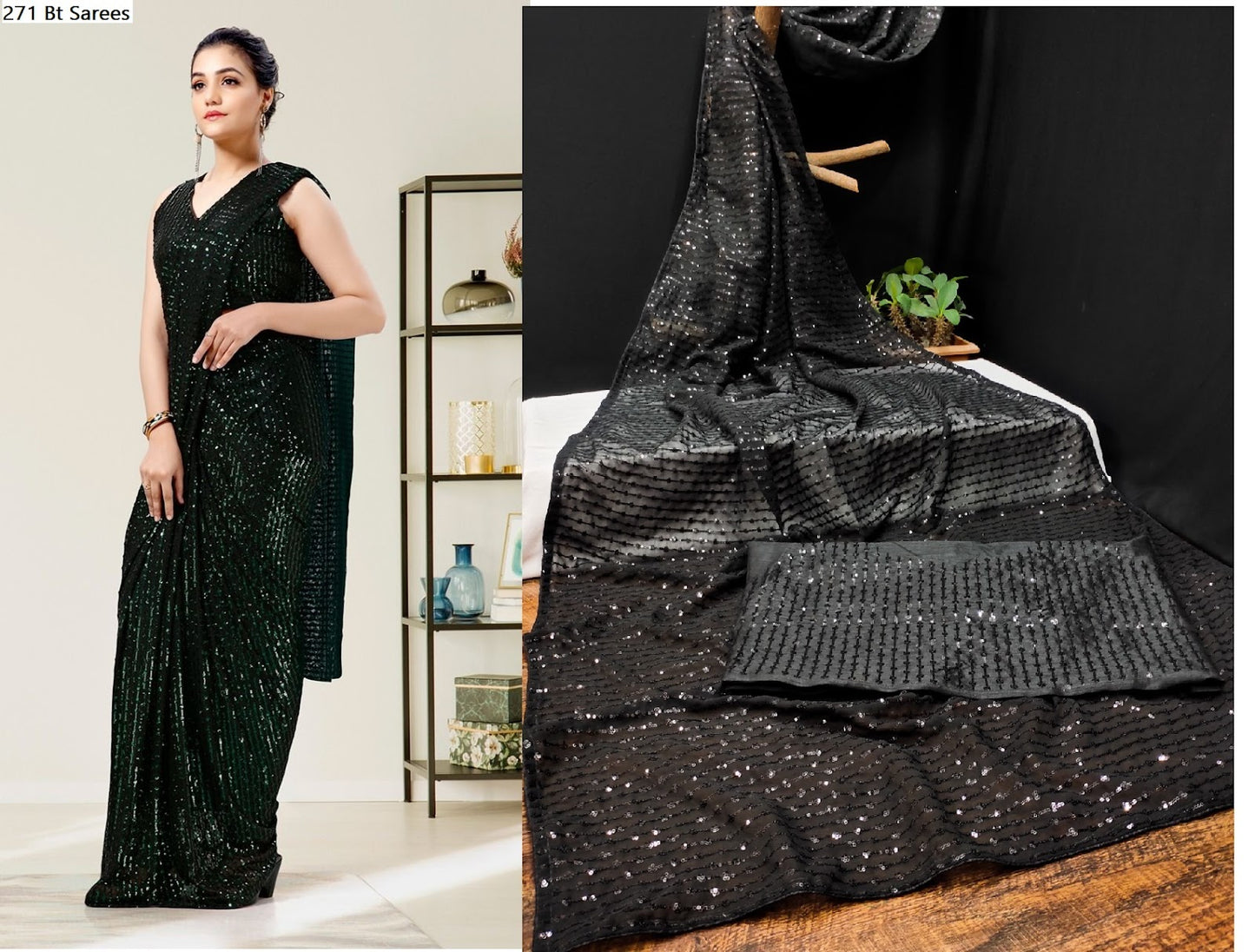 271 Bt Georgette Sarees