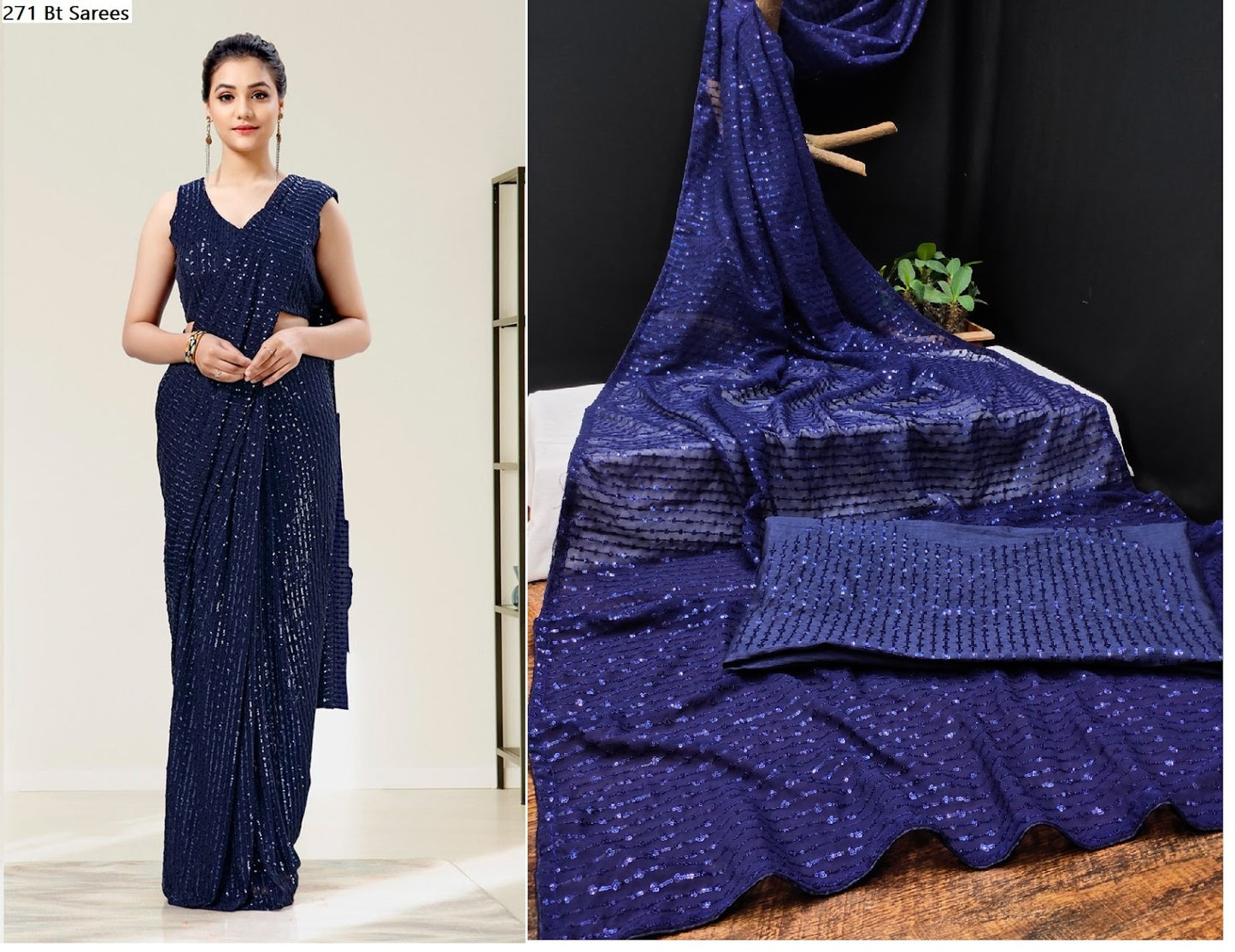 271 Bt Georgette Sarees