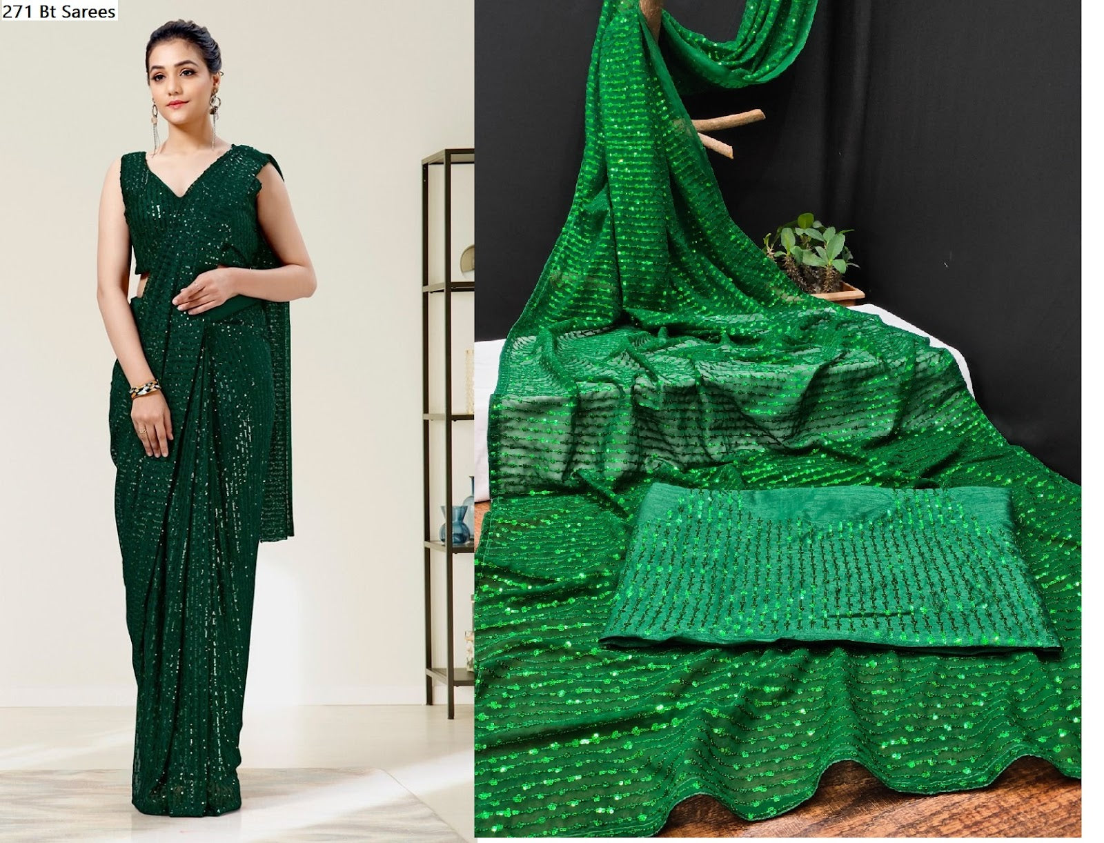 271 Bt Georgette Sarees