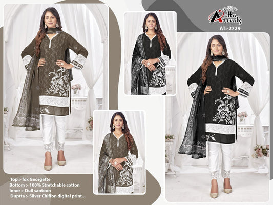 2729 Atta Trendz Georgette Pakistani Readymade Suits