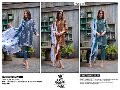 272 Laiba Georgette Pakistani Readymade Suits