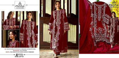 277 Anamsa Fox Georgette Pakistani Salwar Suits