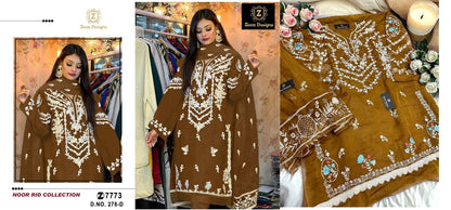 278-Bd Ziaaz Designs Organza Pakistani Salwar Suits