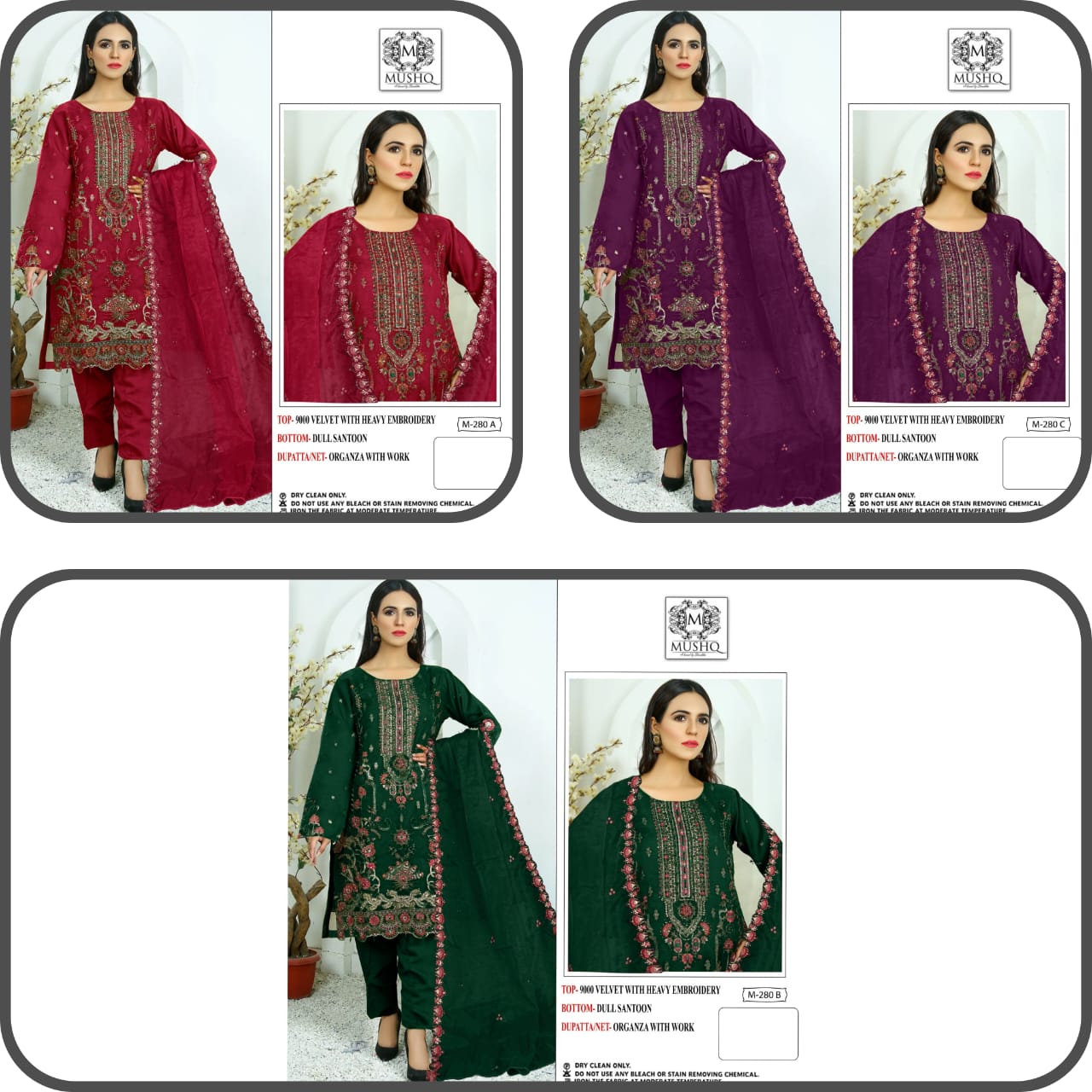 280 Mushq Velvet Suits