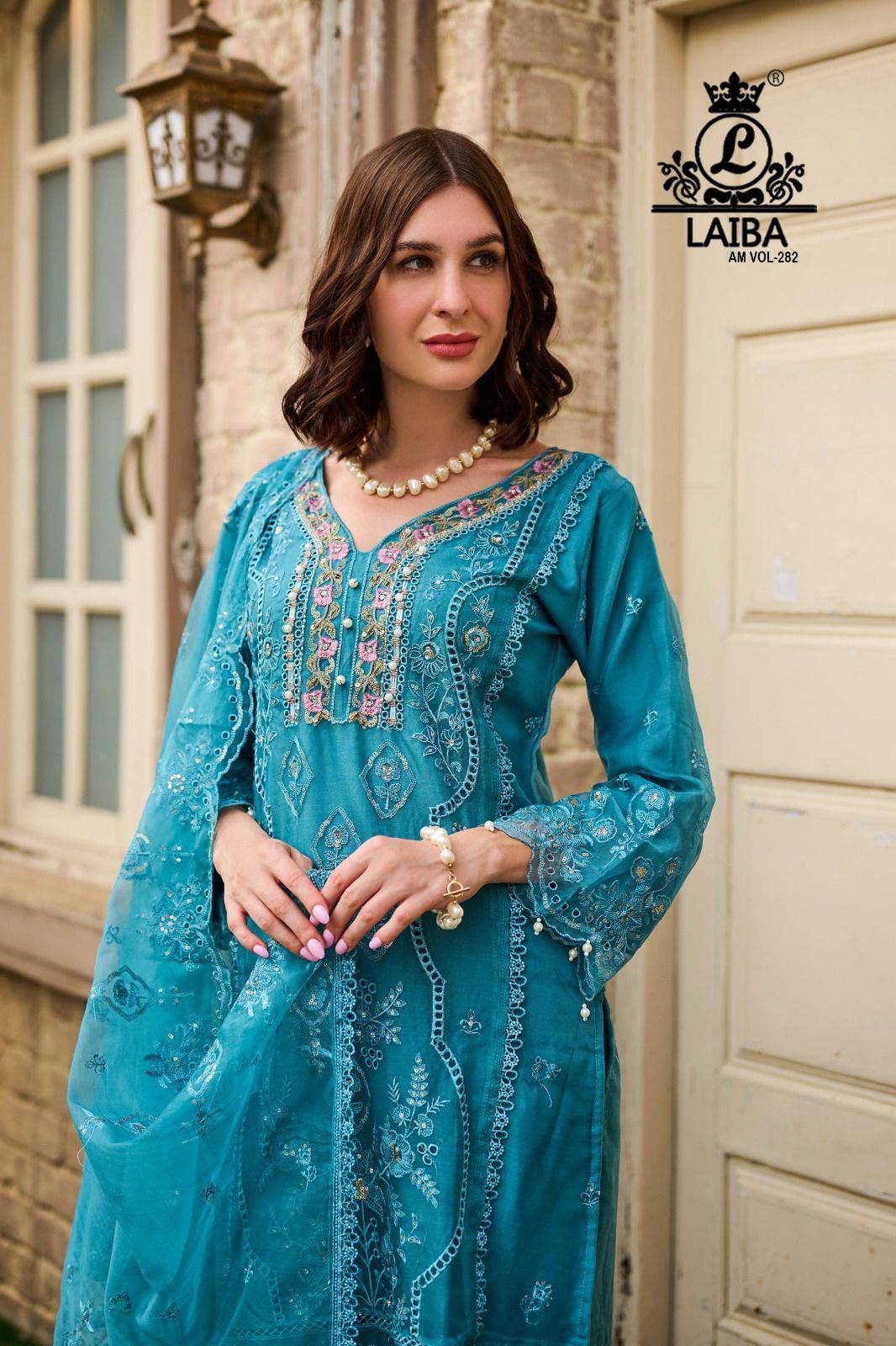 282-Colours Laiba Organza Pakistani Readymade Suits