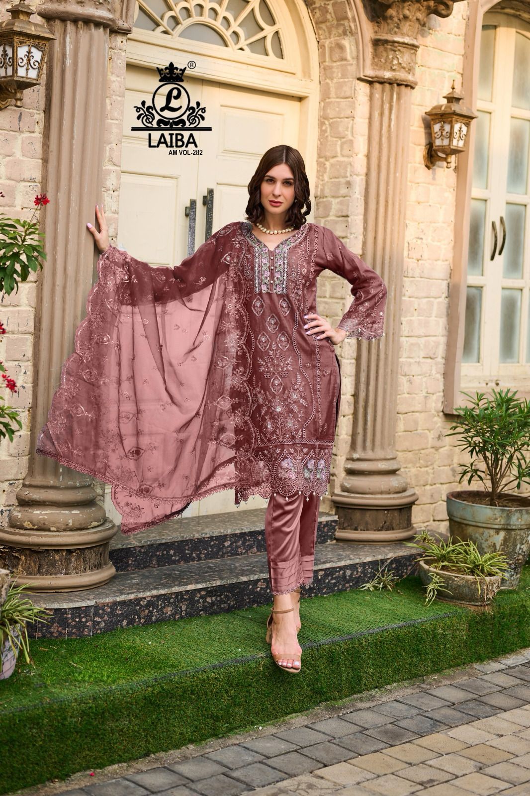 282-Colours Laiba Organza Pakistani Readymade Suits
