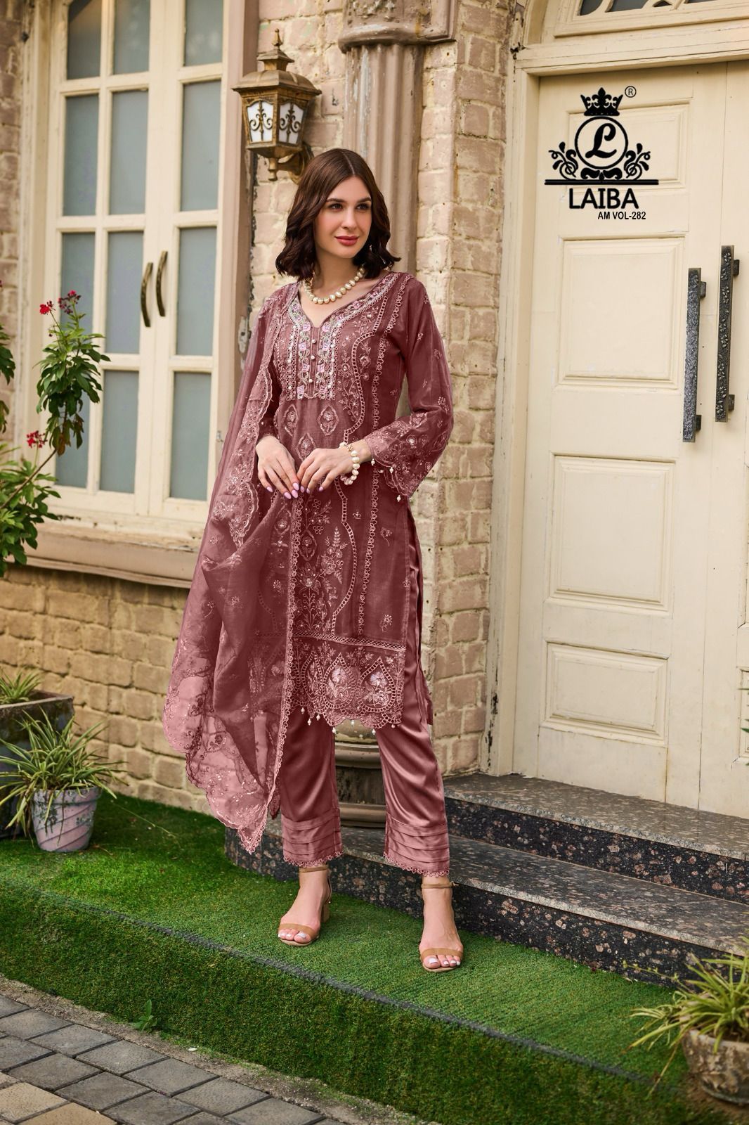 282-Colours Laiba Organza Pakistani Readymade Suits