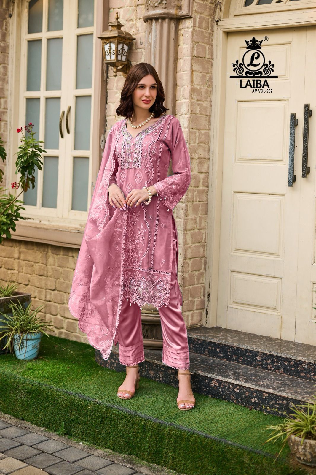 282-Colours Laiba Organza Pakistani Readymade Suits