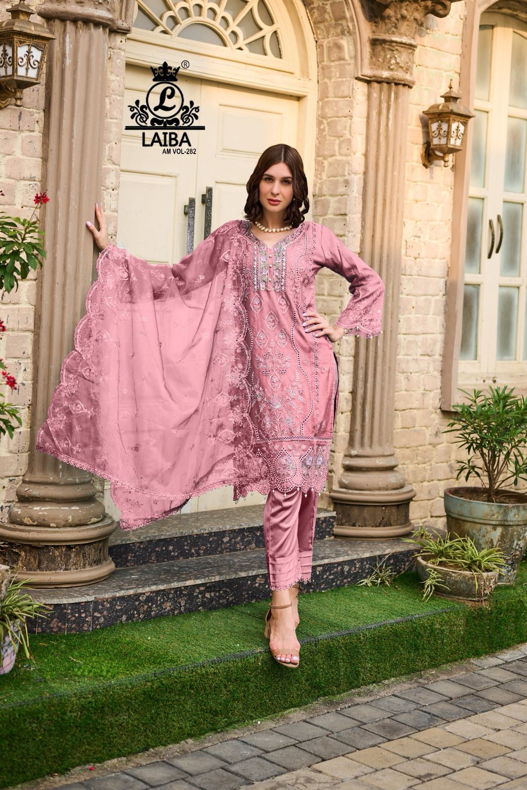 282-Colours Laiba Organza Pakistani Readymade Suits