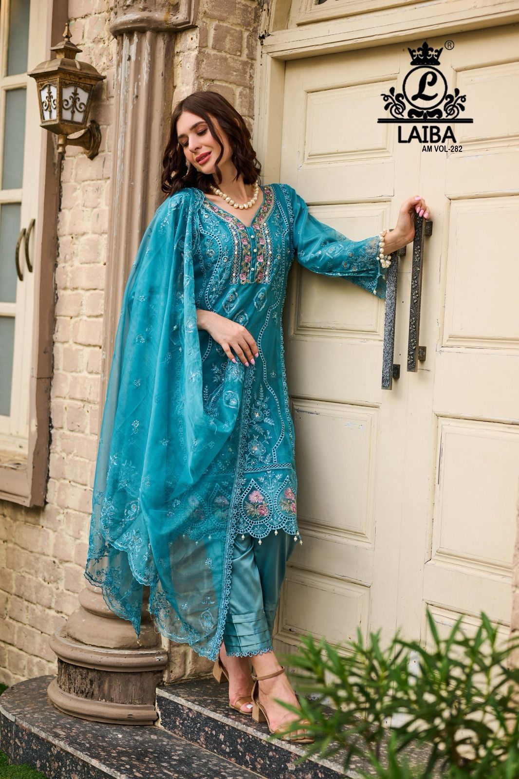 282-Colours Laiba Organza Pakistani Readymade Suits