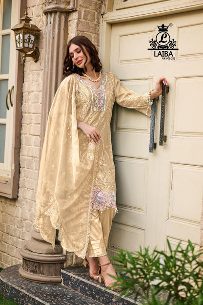 282 Laiba Organza Pakistani Readymade Suits