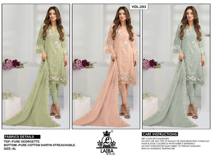 283 Laiba Georgette Pakistani Readymade Suits