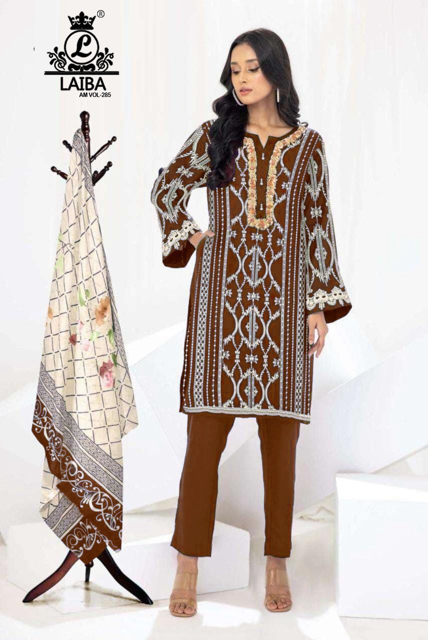 285 Laiba Organza Pakistani Readymade Suits