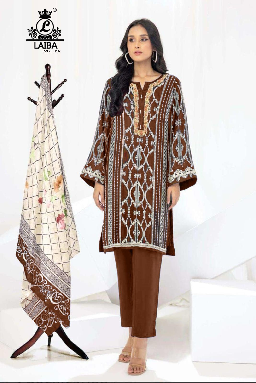 285 Laiba Organza Pakistani Readymade Suits