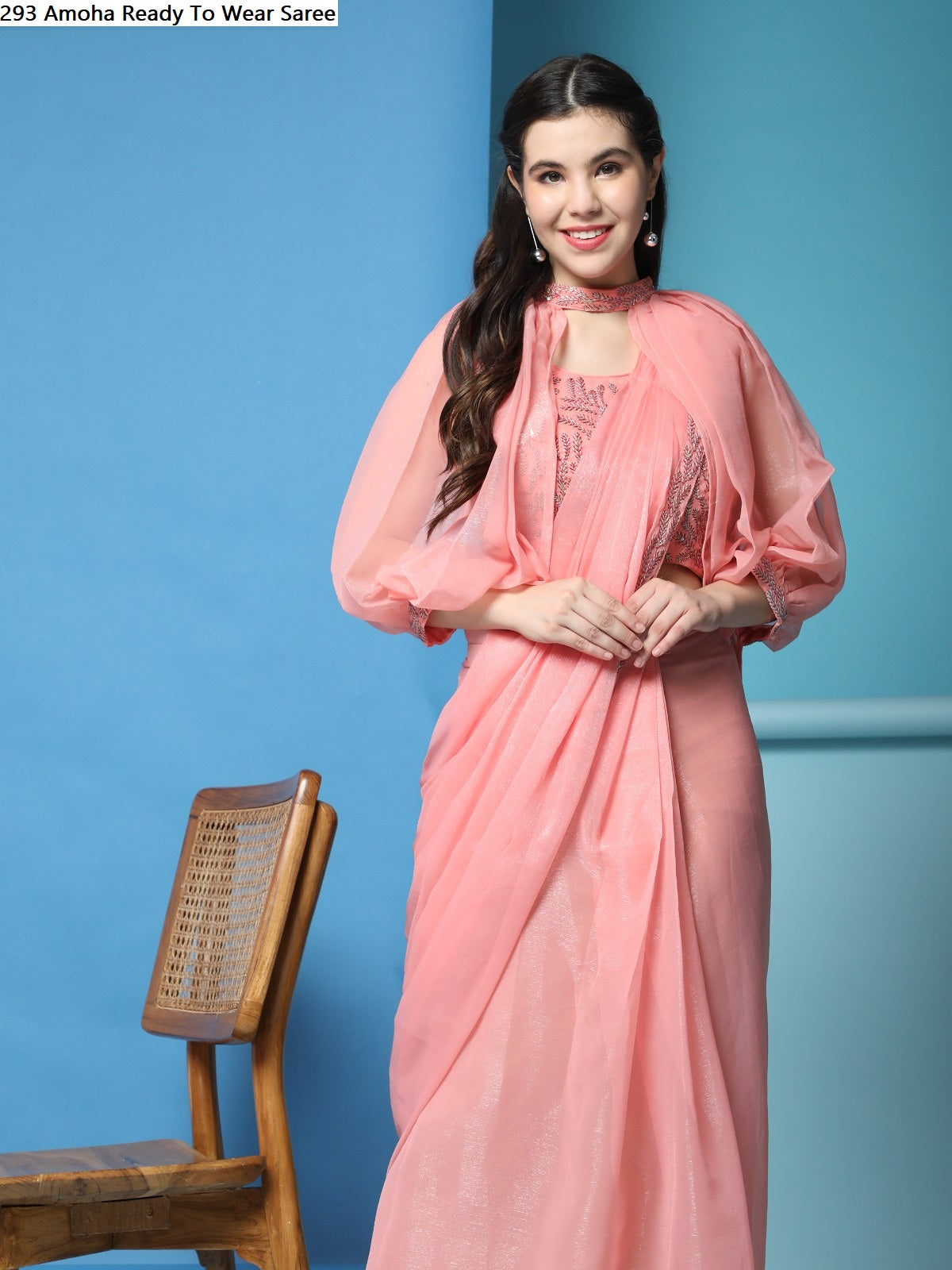 293 Amoha Pure Ready To Wear Saree