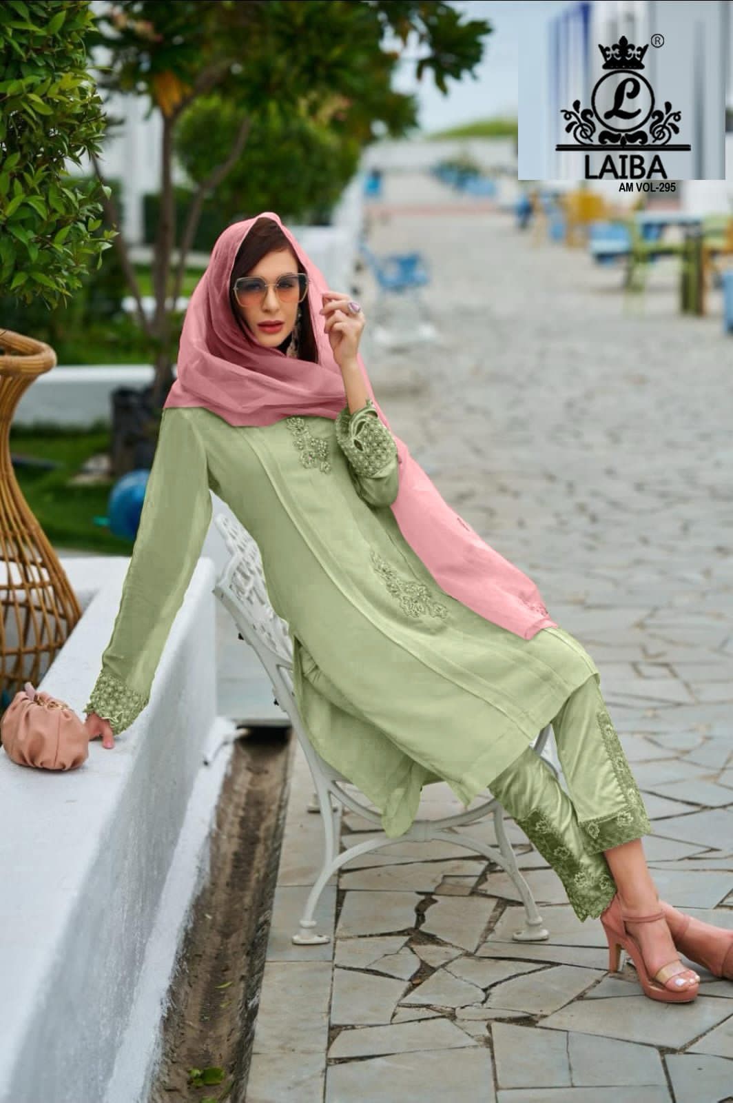 295 Laiba Georgette Pakistani Readymade Suits