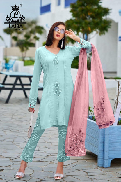 295 Laiba Georgette Pakistani Readymade Suits