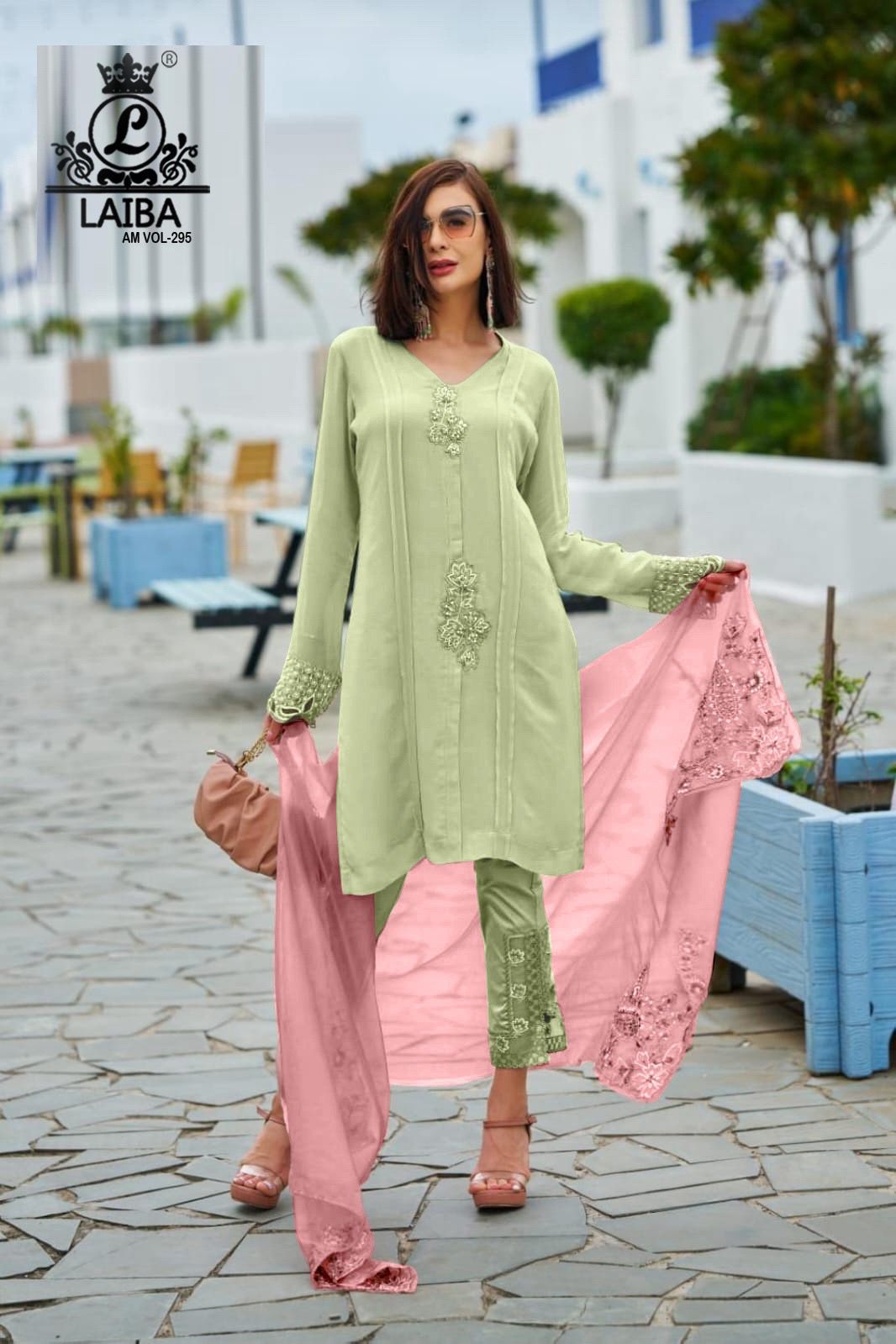 295 Laiba Georgette Pakistani Readymade Suits