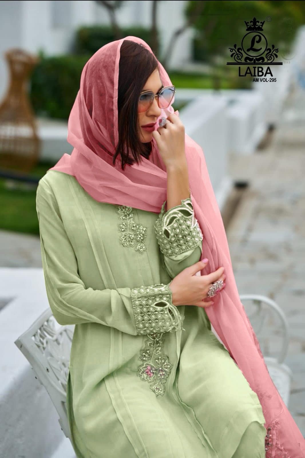 295 Laiba Georgette Pakistani Readymade Suits