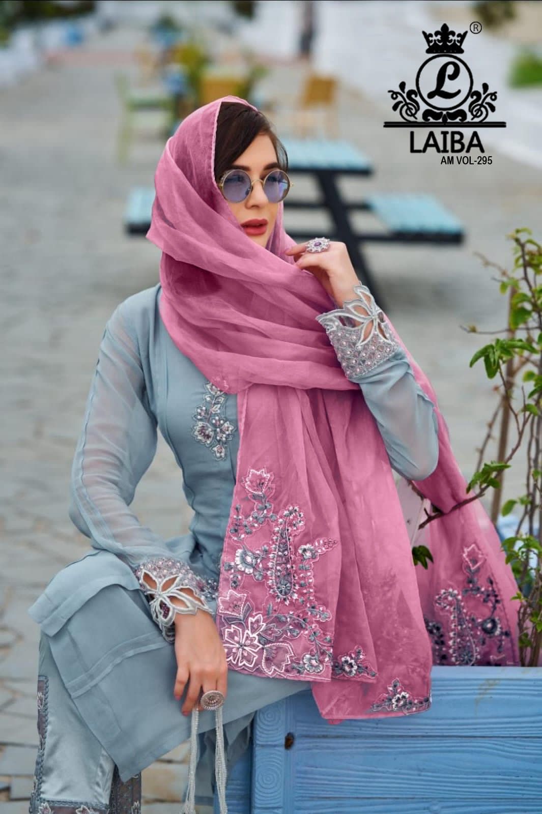 295 Laiba Georgette Pakistani Readymade Suits